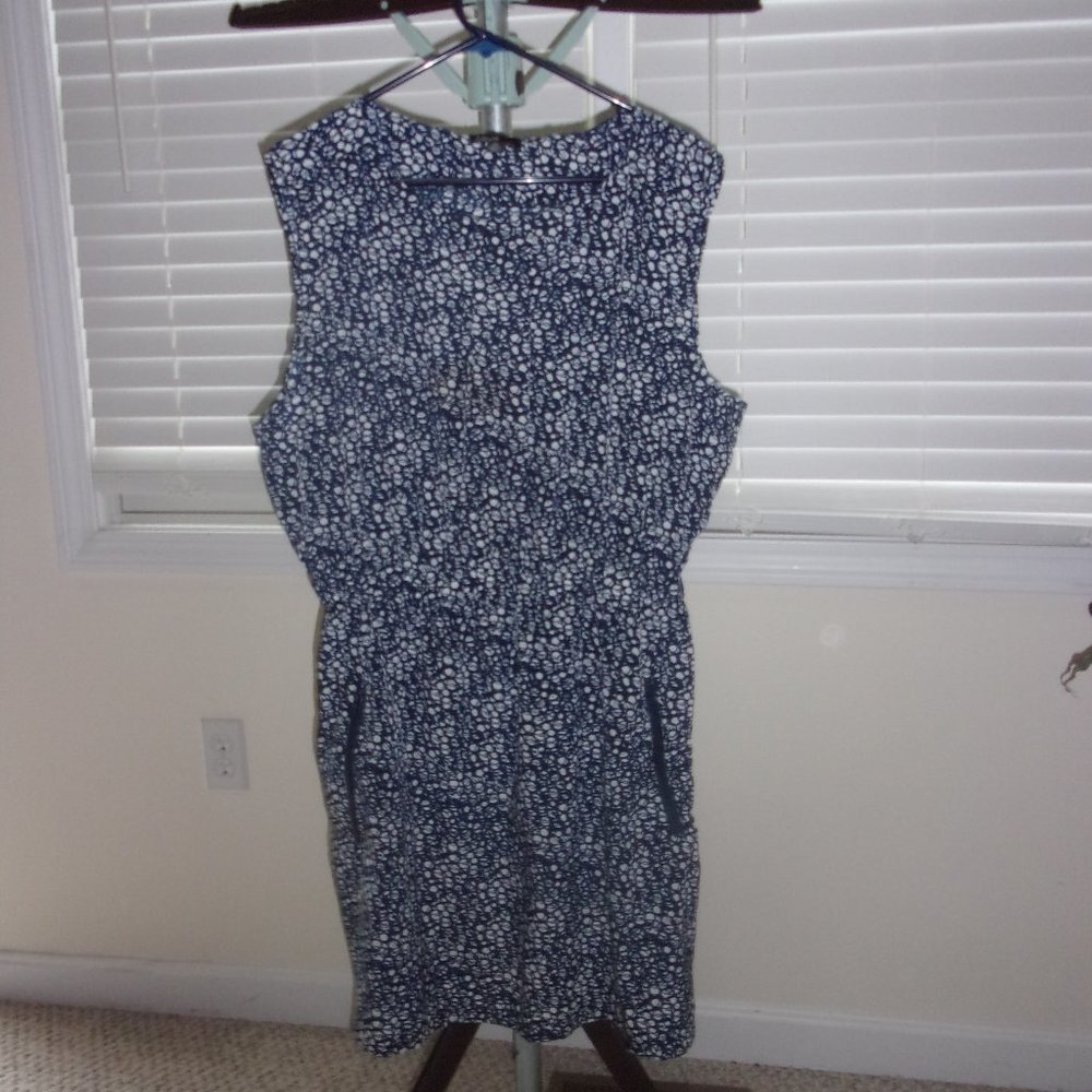 Blue Sleeveless Dress